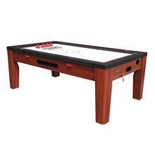 Berner Billiards 6 in 1 Multi Game Table Cherry Blue Green Red