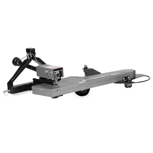 Titan Attachments 3 Point Trimmer Lawn Mower Attachment, Fits Cat 1 Tractors, PTO Powered up to 45 HP, Spring Loaded Mowing Arm, Pivoting Deck, Adjustable Wheel Height