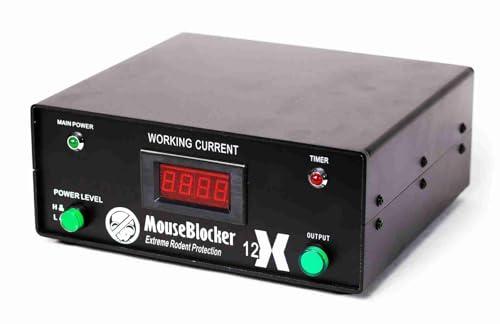 MouseBlocker 12X Warehouse Rodent Protection System Black
