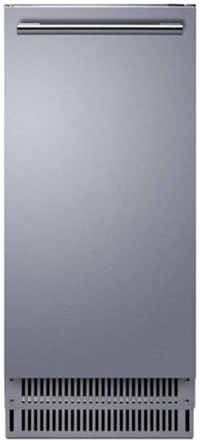 Summit 68 lbs. Clear Ice Maker, Outdoor, Stainless Steel - BIM63OSADA