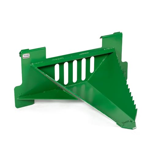 Titan Attachments Economy Series Stump Bucket Tree Scoop Digger, Fits John Deere Hook and Pin, Serrated Leading Edge, Ideal for Light Duty Root Ripping and Removing Smaller Tree Stumps