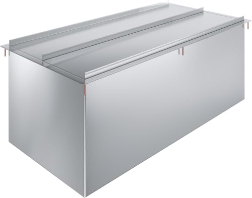 Express KitchQuip 18"x36" Drop-In Ice Bin with Sliding Lid