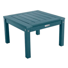 highwood AD-KITCHGW2-NBE Weatherly 2 Garden Chairs with 1 Square Side Table, 3-Piece Set, Nantucket Blue