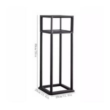 LUYOUBOZHU Vase Stand New Chinese Simple Wood Flower Rack, Bonsai Display Base for Living Room Balcony