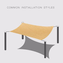 Shade Net Mesh Tarp, UV Resistant Sunblock Cloth for Garden and Outdoor Use, Provides Wind Protection and Shading for Plants and Greenhouses