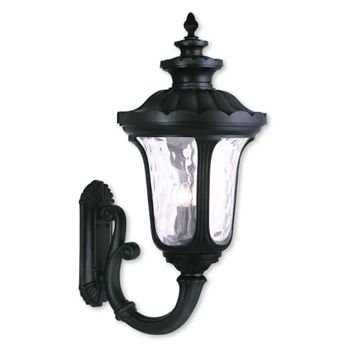 Livex Oxford 4 Light Outdoor Wall Lantern Black