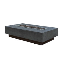 Elementi Hampton Propane Fire Pit Table Cast Concrete 56 x 32-in