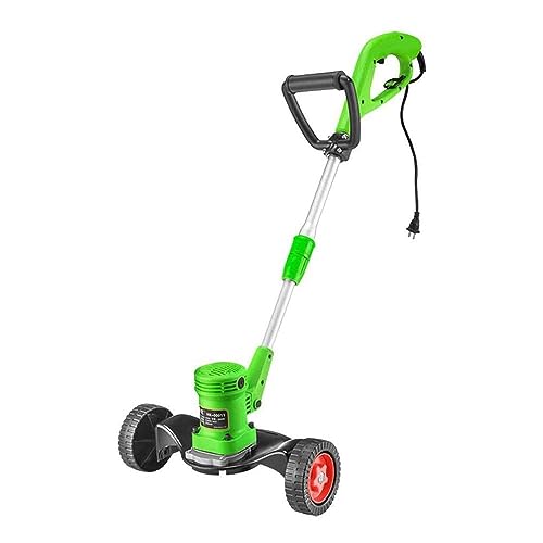 HYQHYX Land Mower Robotic Lawnmower Rotary Lawn Mower Electric Lawn Mower, 680W Walk Behind Lawn Mower Electric Lawn Mower