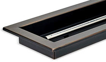30"x 6" Linear Channel Oil Rubbed Bronze Drop-in Pan with Spark Ignition Kit - Propane