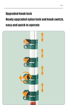 Etsuosy Telescopic Pole Saw, 7m, Aluminum Alloy Blade, with Anti-Slip Handle and Protective Cover