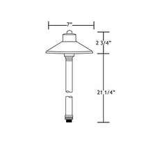 VOLT 15-Pack 12V Cast Brass Flat Hat Path Lights Bronze