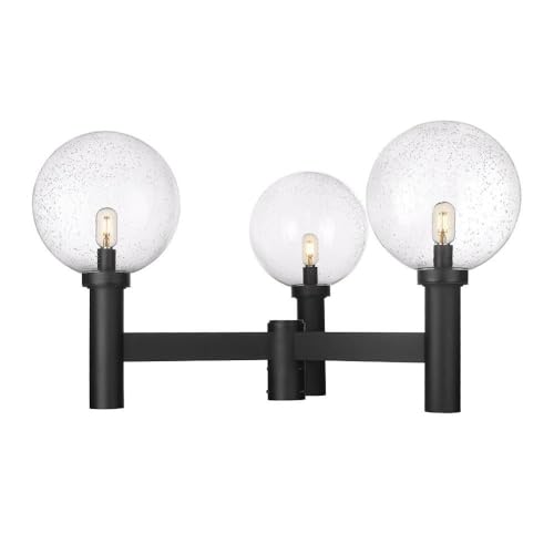 Z-Lite Laurent Outdoor Post 3-Light 180 Watts Black