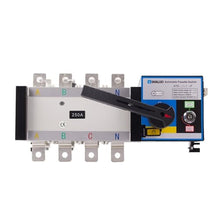 Universal 400A ATS Dual Power Automatic Transfer Switch 220V AC Diesel Generator Set Part Electric Circuit Breaker Switch 4P (Color : 400A 4P, Size : 220V)