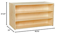 Contender 2-in-1 Mobile Bookcase Unit with 12 Slots Natural