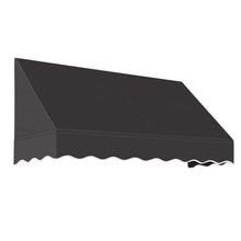 Awntech 8' San Francisco (100.5"-24"-42") Closed-Sided Fixed Awning, Black