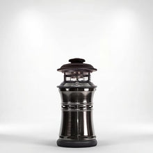 LAVA HEAT ITALIA Ember 70-Inch Collapsible Patio Heater, Liquid Propane Lounge Heater in Gunmetal, Foldable Italian-Designed Outdoor Heater for Rentals, Events, and Residential Patios
