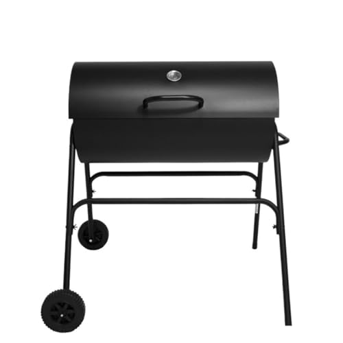 Charcoal Grills Outdoor Barbecue Courtyard Oven Barbecue Grill with Cover Oil Drum Stove Barbecue Grill Barbecue Carbon Stove