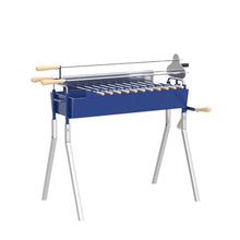 Cyprus Charcoal Barbeque Grill (Foukou) with Lifting Mechanism - Greek Cypriot Motorised Rotisserie