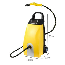 FENOKD Multi-Purpose High Temp Steam Washer, 4-5Bar High Pressure Steam Cleaner with 8 Accessories, 120Ml/Min, 3.5L Tank, Smart Timer, for Home, Car, Ac Cleaning,Yellow