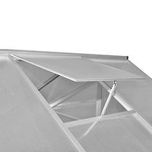 Outdoor Garden Large Space Greenhouse,49.5 Square feet,Polycarbonate Panels,Insulation,Aluminum Support Structure,Drainage System,Ventilation