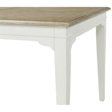 Riverside Furniture Myra Extendable Wood Dining Table in Natural and Paperwhite
