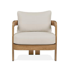Real Flame Arlo Outdoor Patio Chair with Sunbrella Cushions, Outdoor Deep Seating Patio Chair, Powder Coated Aluminum, Weather and Sun Resistant