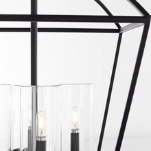 Quorum Lighting 71-4-59 Odeon Outdoor Pendant, 4-Light 240 Total Watts, Matte Black