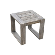 Courtyard Casual North Shore 3 Piece Bistro Set - 1 Side Table & 2 Club Chairs, Driftwood Gray