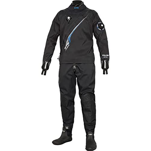 Bare Front Zip Trilam Tech Dry Men's Drysuit Black