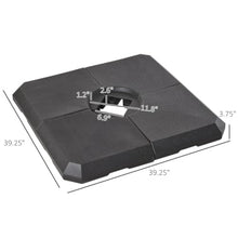 OROTLECT Heavy Duty Cantilever Offset Umbrella Stand Base
