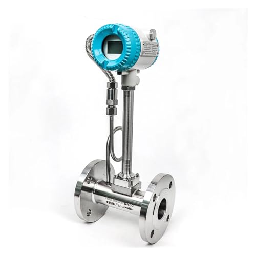 Water Flow Meter, Saturated Steam Flow Meter 2-Inch Pipe DN50 Flow Meter with Totalizer 4-20mA,for Outdoor Garden Hose Watering(DN50)