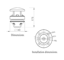 Aoleaby Wind Speed Transmitter, VWS002F Stainless Steel Anemometer Wind Direction Indicator Digital