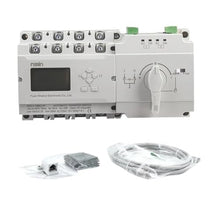 1PCS ATS RDS3-125D/4P Radin Generator Dual Power Automatic Transfer Switch with Control Panel Circuit Breaker 63A 100A 125A C/D Type(63A to 125A C Type)