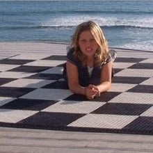 MegaChess 49 Inch Plastic Giant Chess Set with Roll-up Chessboard