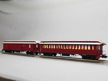 Lionel New York Central Wood Baggage Coach 2 Pack O Gauge Natural Color