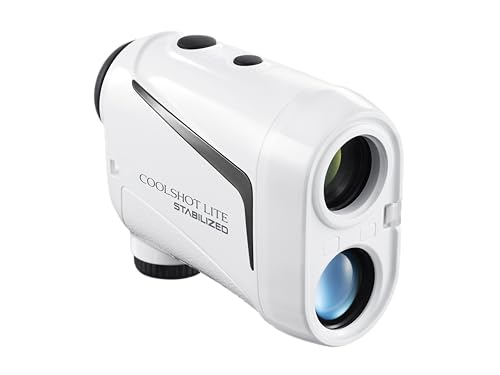 Nikon COOLSHOT LITE STABILIZED Golf Rangefinder White Black