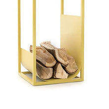 DJVHSRI Firewood Storage Rack Iron Shelf Firewood Storage Rack Fireplace Decoration Home Wood Firewood Divider Rack,