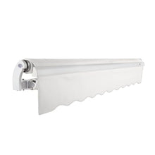 Awntech 12' Maui Right Motor (12' x 10') Retractable Patio Awning, White