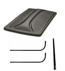 3G Universal 80" Graphite Extended Roof Kit for EZGO TXT Golf Carts