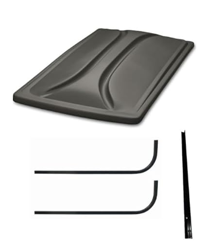 3G Universal 80" Graphite Extended Roof Kit for EZGO TXT Golf Carts