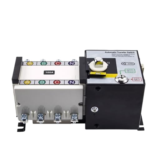GLD-800/4P 800A 1000A 4P ATS Generator Dual Power Transfer Switch Circuit Breaker AC220V Control Voltage(800A AC220V)
