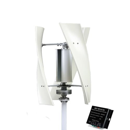 HENGJINGTR 10000W Vertical Axis Wind Turbine Generator, 12V-220V with Controller Power Generation for Solar Wind Electricity Producer Equipment,24v