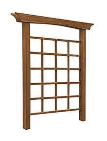 Vita Heartwood Cedar Trellis, 82 inch H x 60 inch W, FSC, Wood, Garden Décor Lattice, Privacy Screen, VA68899
