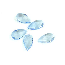38mm/50mm/63mm/76mm/89mm Blue Tear Drop Glass Crystal Prism DIY Pendant Chandelier Jewelry Suncatcher Spacer Faceted,63mm 60pcs