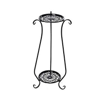 SIDUFHAOPKLL Wrought Iron Potted Stander Flower Fleshy Green Plant Pot Rack Stand Bracket Round Hand Make Home Decor