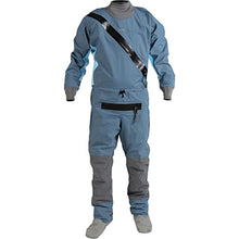 Kokatat Men's Hydrus 3.0 Swift Entry Dry Suit w/Relief Zipper & Socks Storm Blue