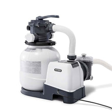 INTEX Krystal Clear 2,100 GPH Sand Filter Pump with QS1200 Saltwater System