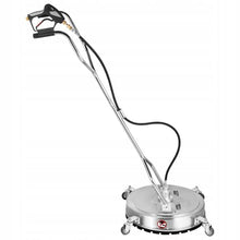 Rosfix SteelSpin 21 High Pressure Brush 53 cm - 3200 PSI, 2 Rotary Nozzles, 3/8 Inch Connection, Stainless Steel | Compatible Replacement for T-Racer Type Accessories | Outdoor Floor Cleaning