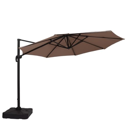 OROTLECT 132" Outdoor Cantilever Umbrella with Based