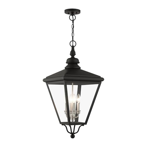 Livex Lighting 27378-04 Adams 4-Light Pendant, Brushed Nickel
